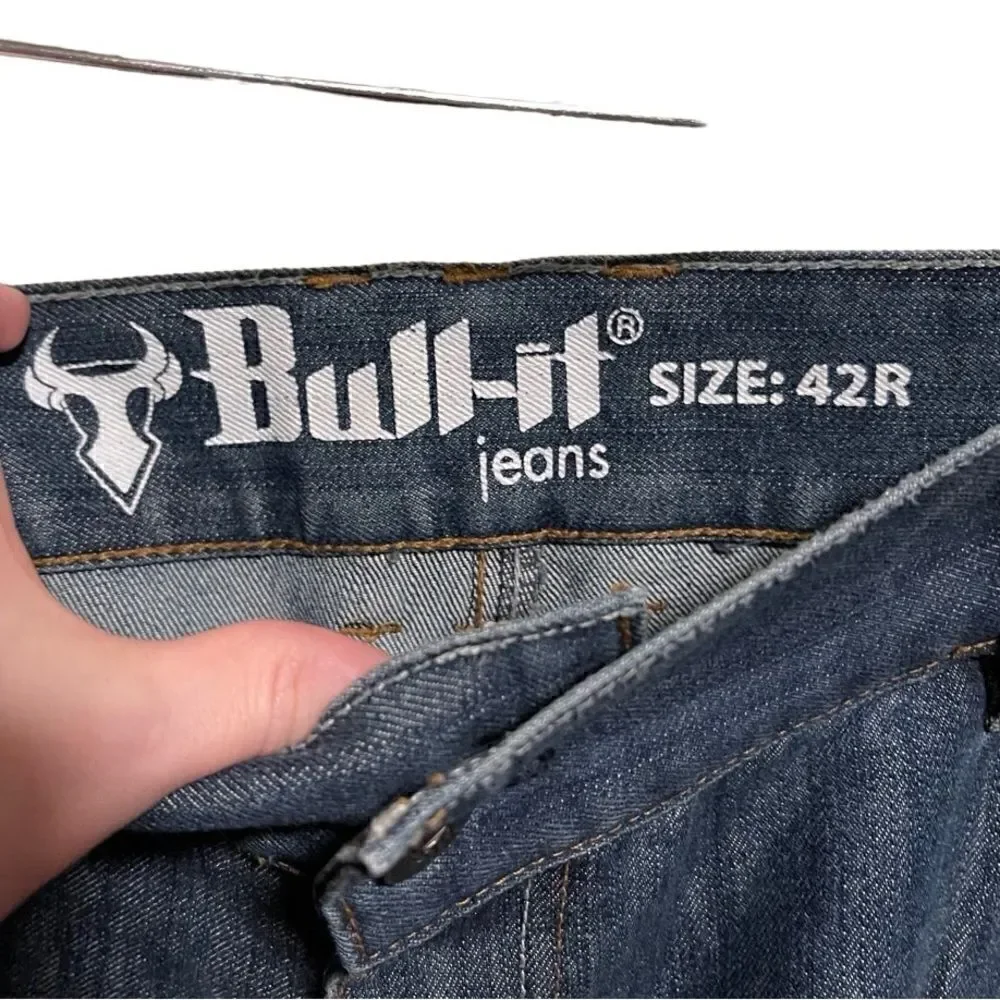 Bull-it -Men’s Riding Motorcycle Medium Wash Jeans Covec Insulated Lined, 42R - Picture 2 of 9